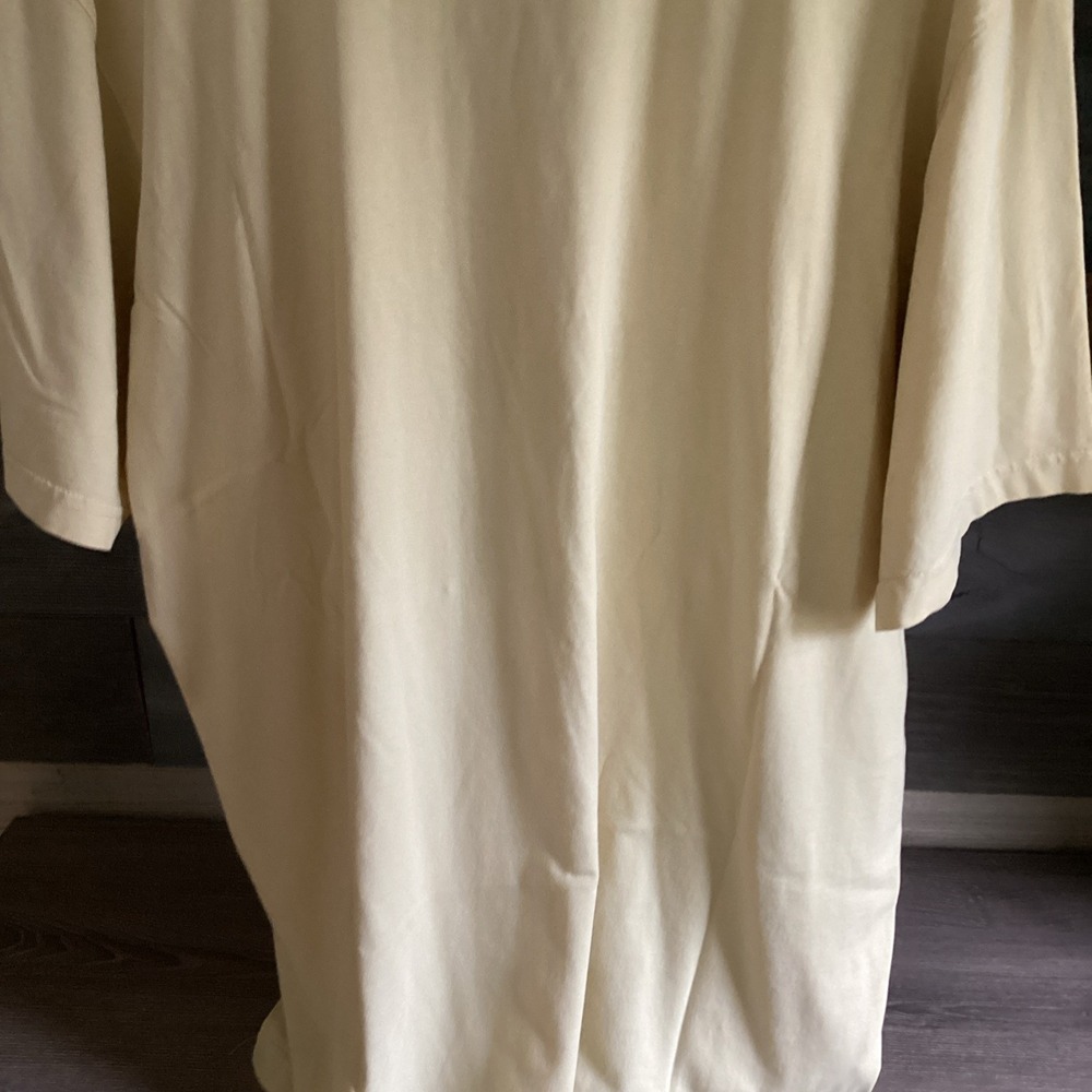 LL Bean Tee Mens XL Tall Black Cotton T Shirt Crewneck Traditional Fit Yellow - Picture 8 of 8